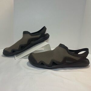 Crocs Men’s size 13. Swift water Mesh Wave Slip-On Sandals. Pre-owned